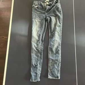 jeans lightly worn